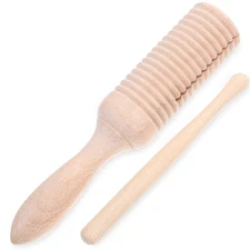 Guiro Instrument 1 Set Wooden Guiro Percussion Instrument Tone Block Musical ...