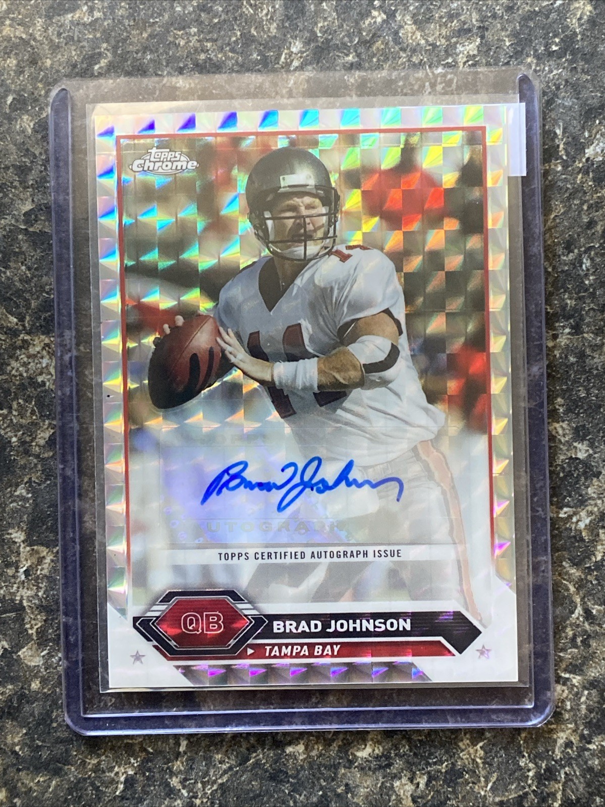 BRAD JOHNSON 2023 Topps Composite Topps Chrome Geometric Refractor AUTO SP 