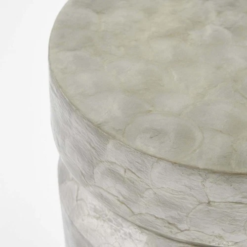 Cyan Design 11595 Triton 24 X 15.75 inch Taupe Side Table - Picture 4 of 5