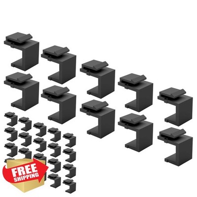 Jadaol Keystone Jack Inserts Black 30Pack