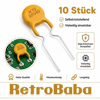 RXEF040 Polyswitch 72V 0.4A Resettable Fuse PTC Sicherung selbstrückstellend 10x
