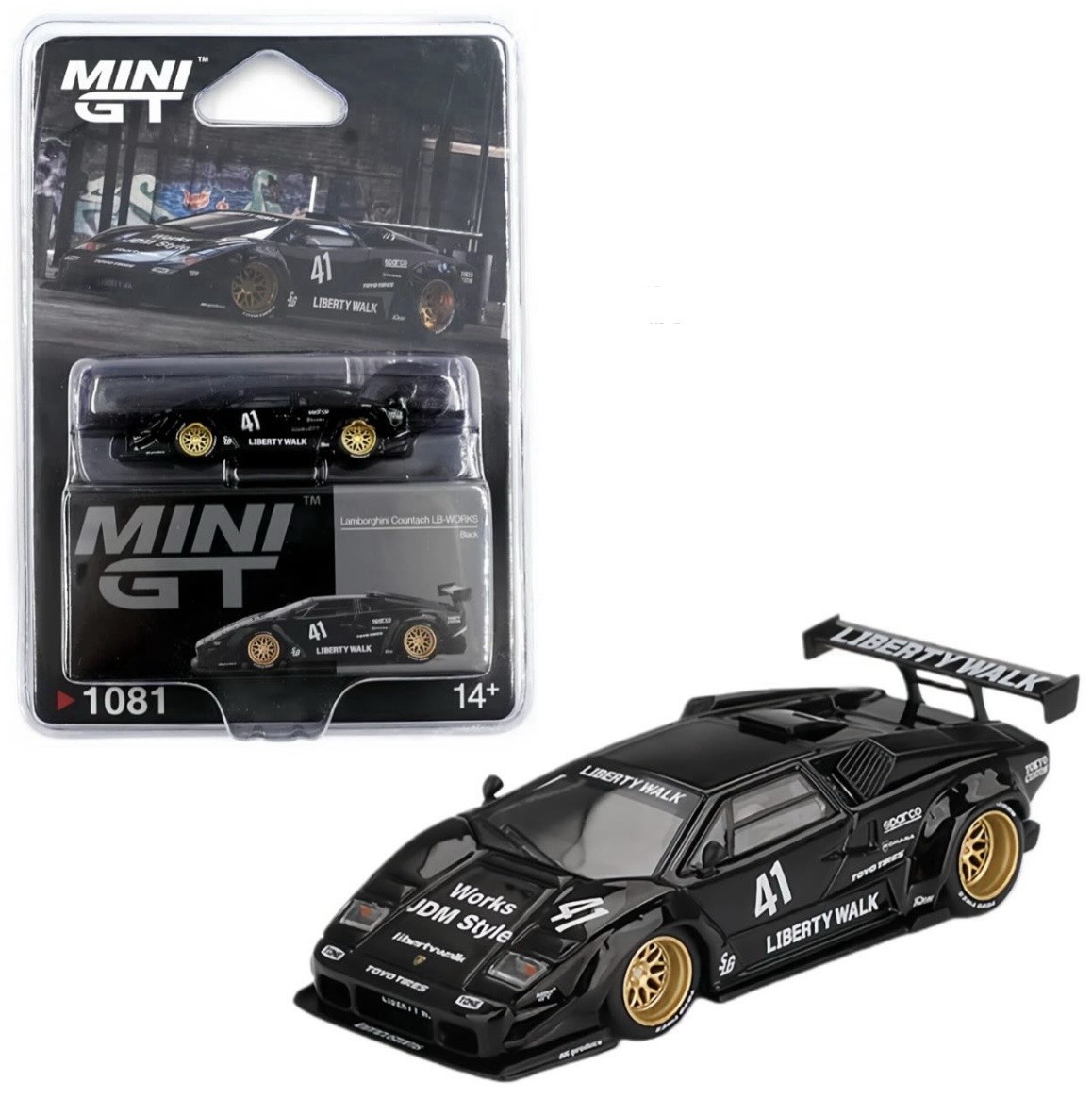 Mini Gt Lamborghini Countach Lb Works Lbwk 1:64 Scale