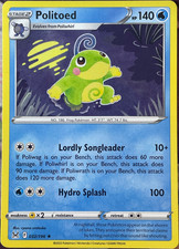 Politoed Rare - 032/196 - Lost Origin Pokemon 2022