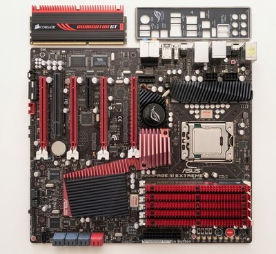 ASUS ROG Rampage III Extreme X58 Bundle Intel i7 950 12GB Corsair Dominator GT