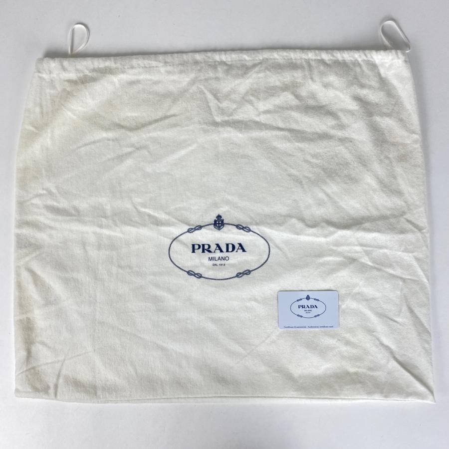 PRADA 1BG052 Plate Tote Bag Shoulder Bag Nylon Black #BS1367 thumbnail 9