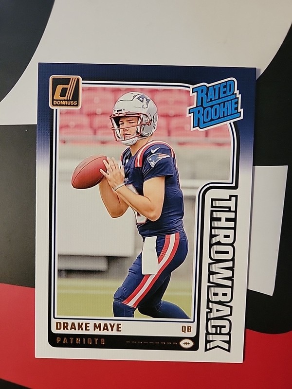 2024 Drake Maye Rookie Donruss Throwback #49