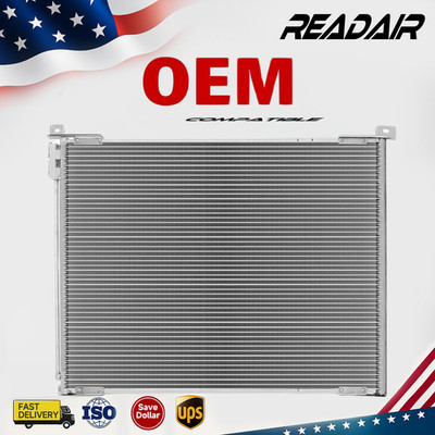 A/C Condenser w/ Bracket for Ford E-350 Club Wagon E-350 E-450 Super Duty 04-10