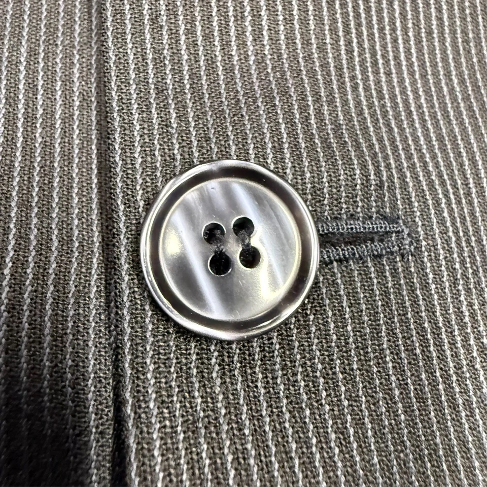 Traje Salvatore Fazzari Ermenegildo Zegna Trofeo Rayas Azul Lana 40 R 32x28 Foto 4 de 4