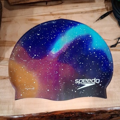 SPEEDO Swimming Silicone Cap. Also 2 TYR caps and a cap marked Arena