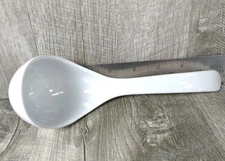 White Porcelain Ladle 8 In Long , Made In Germany