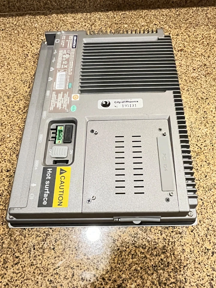 Advantech TPC-1270H-P1E Touch Panel | 12.1" HMI | TPC-1270H-C1E |Free 2-Day Air - Image 3 of 4