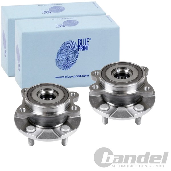 2X Blue Print Radlager Vorne Beidseitig Passend FÜR Toyota Auris Avensis-image