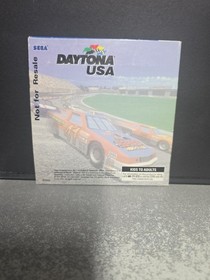 Daytona USA (Sega Saturn, 1995) Not For Resale Disc and Cover Digipak, Good 