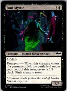 Foot Mystic #63 Teenage Mutant Ninja Turtles MTG Common