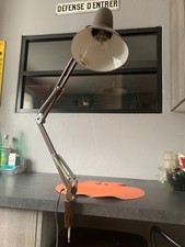 Lampe de bureau/atelier architecte Ledu Sweden vintage 335E d'origine & d'époque