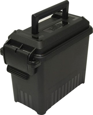 Heavy Duty Mini Ammo Can Bulk Ammo Storage Water Resistant Seal Black