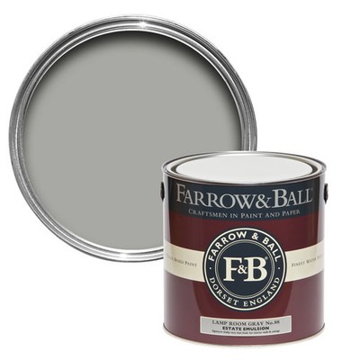 NEU vom Händler ! FARROW&BALL Farbe 5 L Dead Flat, Lamp room Grey Nr. 88
