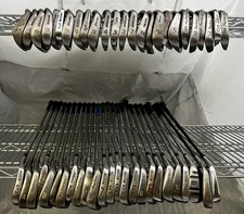 Wholesale Lot of 50 Golf Clubs - Assorted Irons and wedges