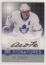 2008-09 Upper Deck Be a Player Signatures Nik Antropov #S-NA Auto 9z6