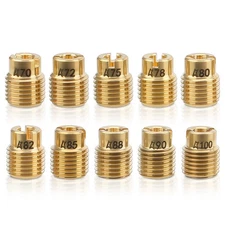10pcs Carburetor Main Jet Kit for Honda GX160 GX200 GX390 Predator 212cc