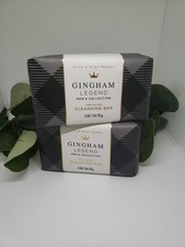Bath  Body Works New 2-Pack GINGHAM LEGEND Shea Butter Cleansing Bar Soap 5oz