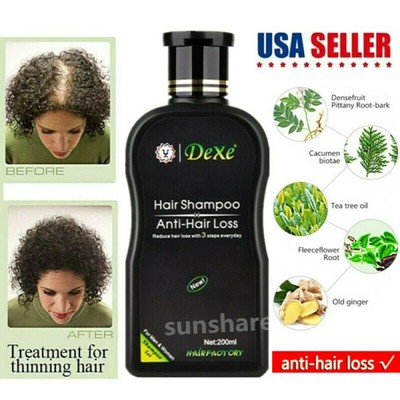 200 Dexe Shampoo Anti Hair Loss Chinese Herbal Induce Regeneration Growth Unisex