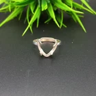 925 Sterling Silver Heart Blank 10x10 mm Making Setting Handmade Jewelry Ring