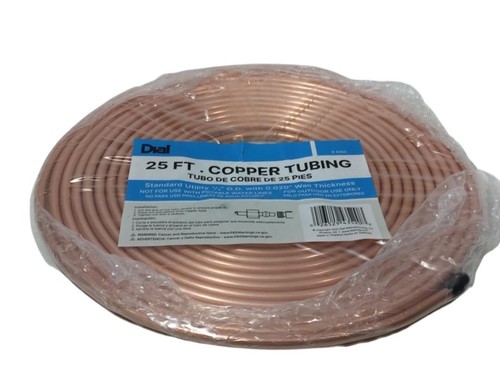 Evaporative Cooler Copper Tubing | 1/4" OD β’ 25 ft | Water Supply Line 4352