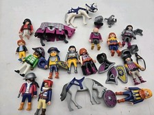 Playmobil Figures Mixed Lot of Pieces Medieval Pirates Horses