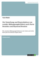 Yasin ÖZden | Die Entstehung Und Reproduktion Von Sozialer...
