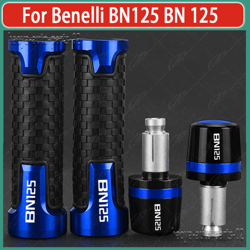 Motorcycle CNC Grip Handlebar Grip End Plug Sets For Benelli BN125 BN 125 New - Bild 1 von 12