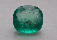2.68 ct Colombian Muzo Emerald GIA Certified Cushion
