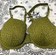 Auden The Everyday Demi Coverage Lightly Lined T Shirt Bra Underwire Size 32D