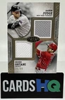 2024 Topps Tier One Aaron Judge And Shohei Ohtani Dual Relic /99 DPR-JO