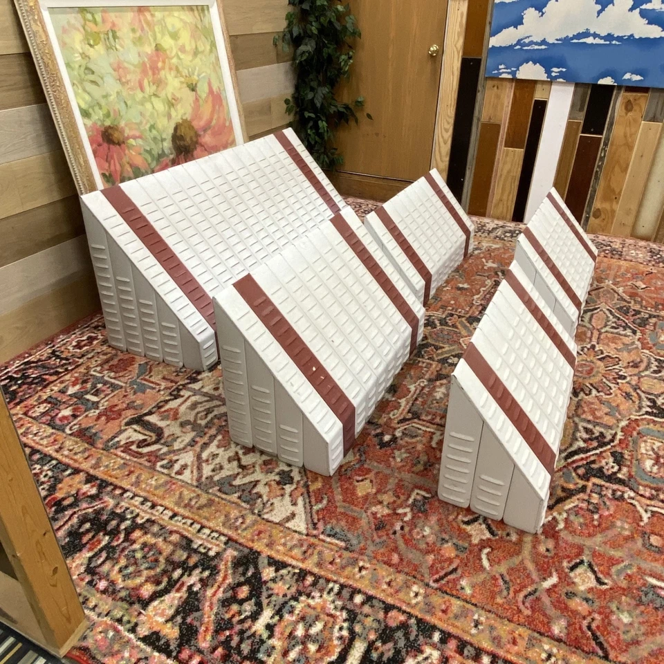 Lote Toldo Ventana Toldo Original Vintage Años 50 Mediados Siglo Aluminio Sombra Exterior Foto 3 de 4