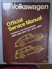 Original Volkswagen Service Repair Manual Type 3 Fastback Squareback 1968-1973 Original Volkswagen Service Repair Manual Type 3 Fastback Squareback 1968-1973