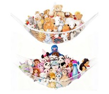 Kuscheltier Aufbewahrung Netz für Plüschfiguren, Hängematte-Design