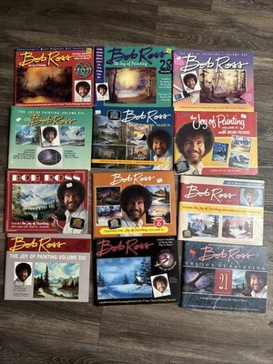 Joy of Painting Bob Ross, 12 books, Various Editions