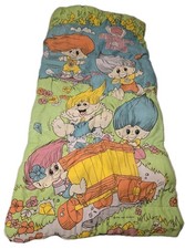Vintage 1992 Treasure Trolls Sleeping Bag Ace Novelty 90s Kids Camp