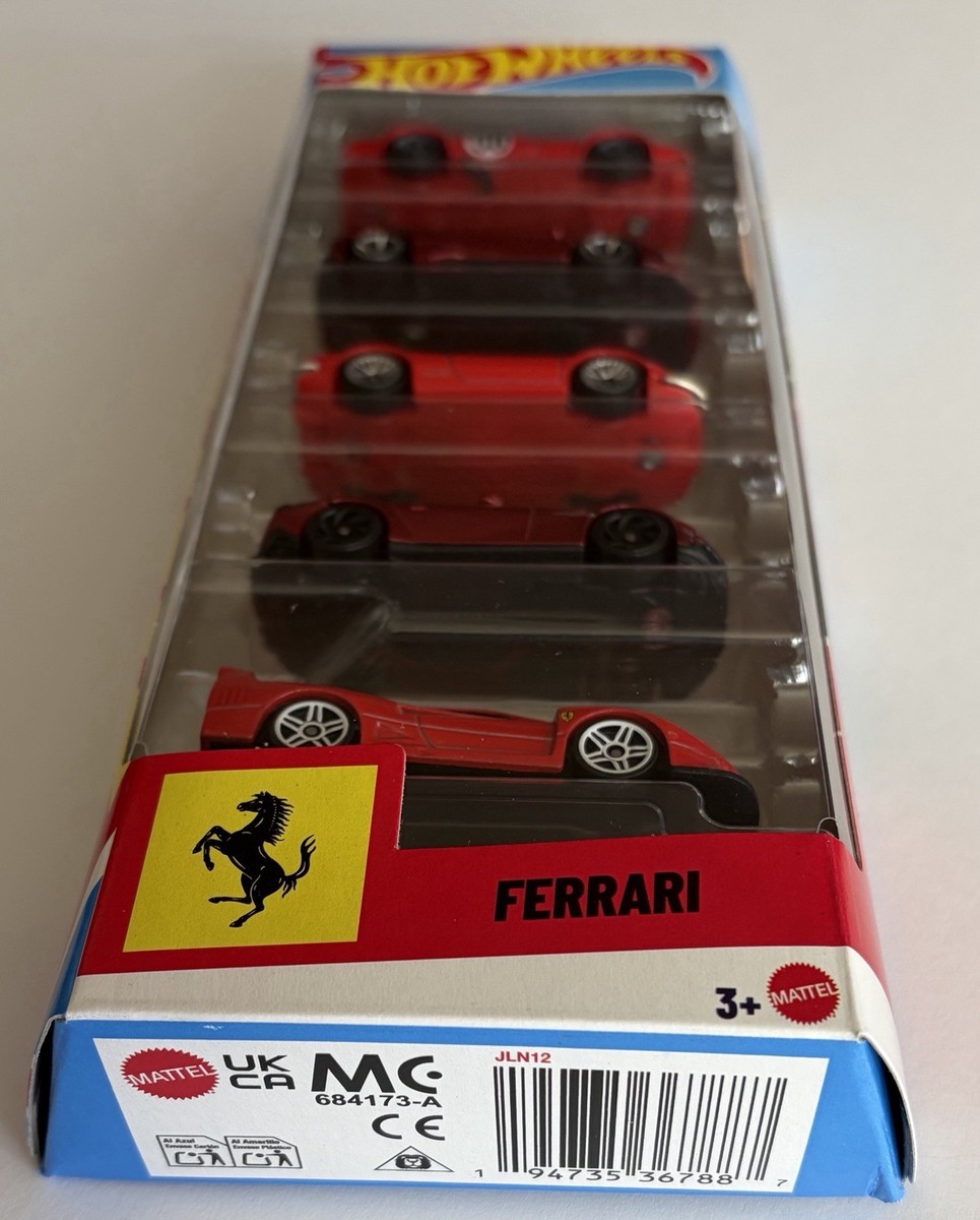 Hot Wheels 5 Pack Set 2026 Ferrari JLN12 1/64 BRAND NEW SEALED | eBay