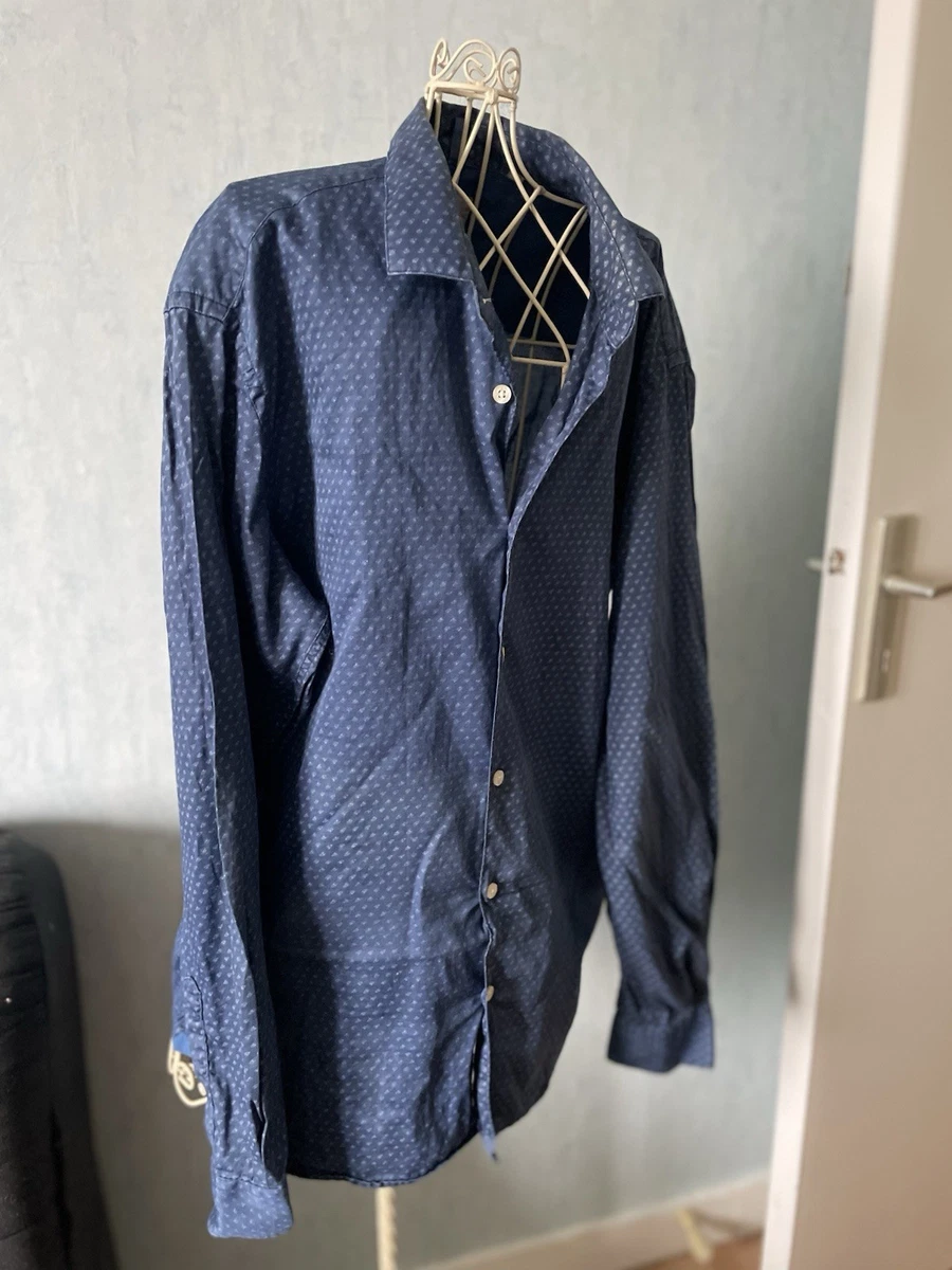Chemise Habillée SERGE BLANCO – Homme – XL – Coton – Très Bon état
