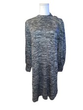 NWOT Loft Women's Midi Sweater Dress Multicolor Small Crew Neck Medium