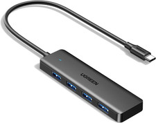 USB C Hub, 4 Ports USB a Splitter Ultra-Slim USB Expander, 0.5 Ft