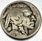 1919 S Buffalo Nickel Good Condition 5 Cent US Coin - 0495