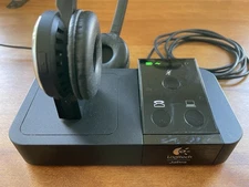 Logitech Jabra Wireless Bluetooth Headset with Charging Base Black