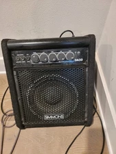 Simmons DA50 Electronic Drum Set Amplifier 50Watts RMS 10" HD Speaker