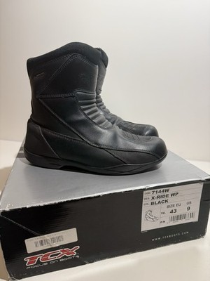 TCX X-Ride Waterproof Motorcycle Boots 7144W - Size 9 - With Original Box