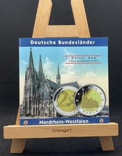 Germany Commemorative Coin Set 2 Euro 2011 A,D,F,G,J North Rhine-Westphalia UNC, UNCIRCULATED