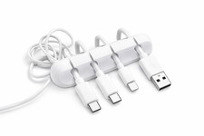 Cable Organizer Clips 5 Slot Desk Cable Holder USB Cord Management Tidy Silicone