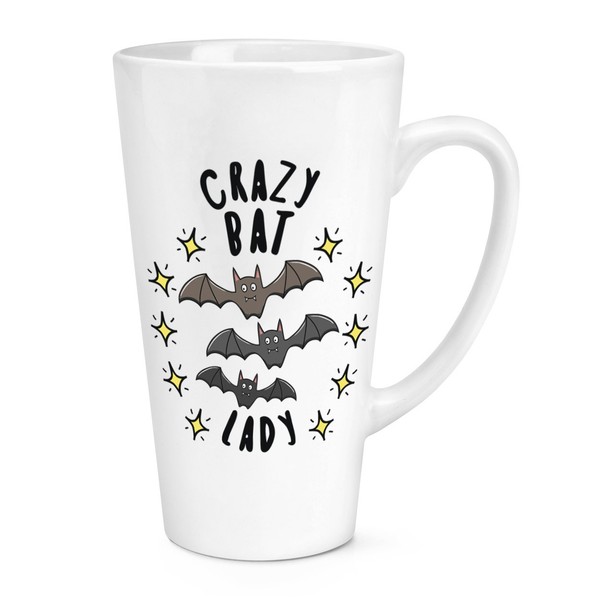 VerrüCkte Fledermaus Damen Stars 483Ml Groß Latte Becher Tasse Tiere Mutter Tag-image